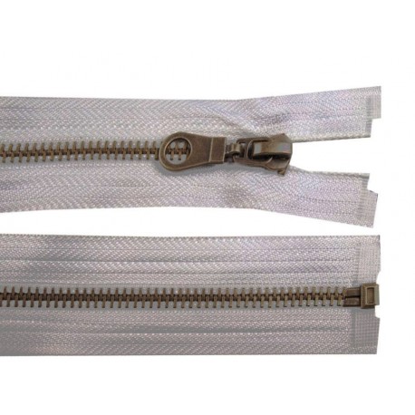 Cipzár 70 cm bontható fém világosszürke VT10