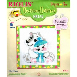 Keresztszemes szett gyerekeknek 15x15 cm HB162