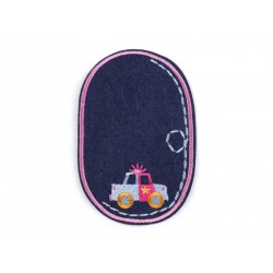 Vasalható farmerfolt rózsaszín rendőrautós