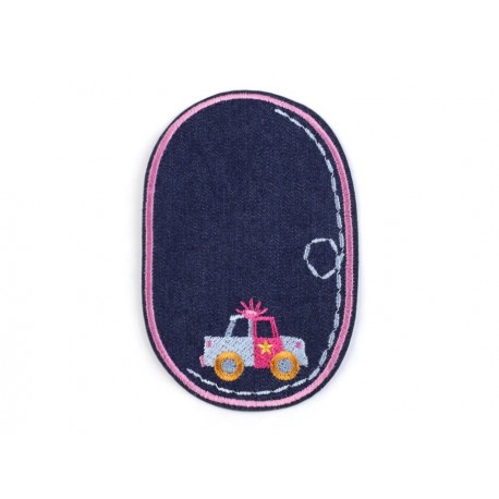 Vasalható farmerfolt rózsaszín rendőrautós