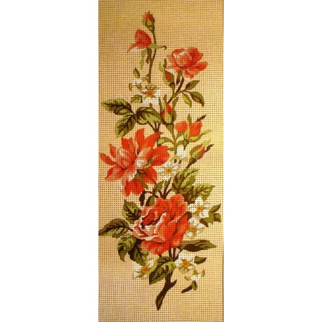 Gobelin 15x38 cm 616 Rózsacsokor