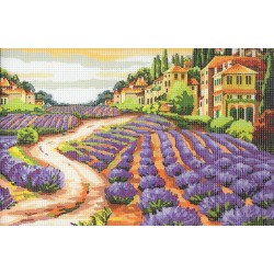 Gobelin 22x30 cm 554 Levendula mező