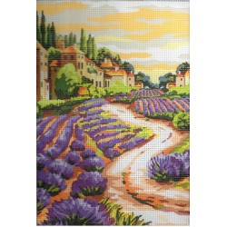 Gobelin 22x30 cm 553 Levendulamező