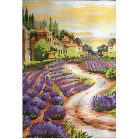 Gobelin 22x30 cm 553 Levendulamező