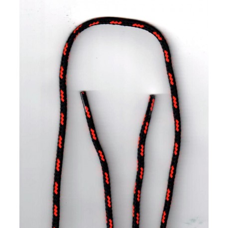 Cipőfűző bakancsba mitás 85cm fekete/narancssárga