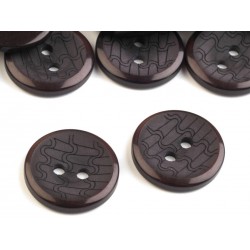 Gomb 1,8 cm sötétbarna
