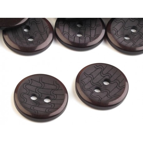 Gomb 1,8 cm sötétbarna