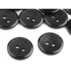 Gomb 1,8 cm fekete