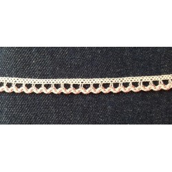 Pamutcsipke 1 cm mályva/fehér hullámos szélcsipke