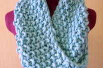 kötött sál a hideg napokra