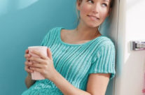 Május modellje: Jáde színű pulóver