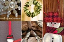 5 karácsonyfadísz gombokból