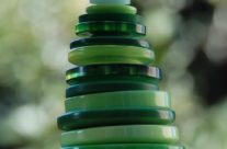 Karácsonyfa gombokból