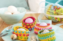 Április modellje: Horgolt tojástartók húsvétra